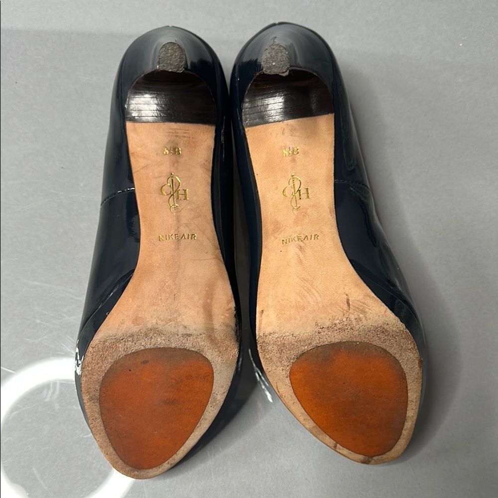 Cole Haan | Navy Blue | Patent Leather Pumps | Size 8.5 | Nike Air Sole (A-1525) - Picture 12 of 16